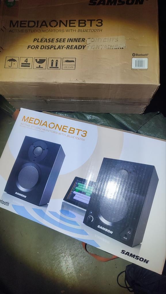 Samson Mediaone BT3 monitor speakers NIEUW in doos, Audio, Tv en Foto, Luidsprekers, Overige merken, Nieuw, Ophalen of Verzenden