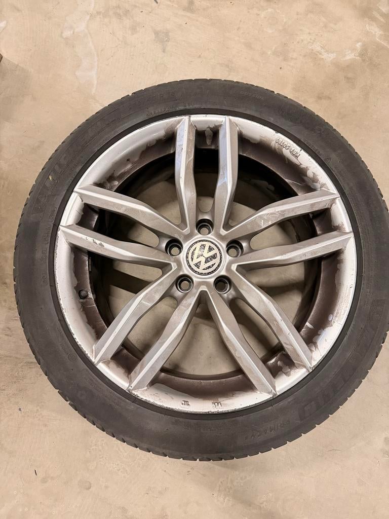 Set lm-velgen 18” met banden., Auto-onderdelen, Banden en Velgen, Ophalen, 18 inch, Gebruikt, Velg(en)