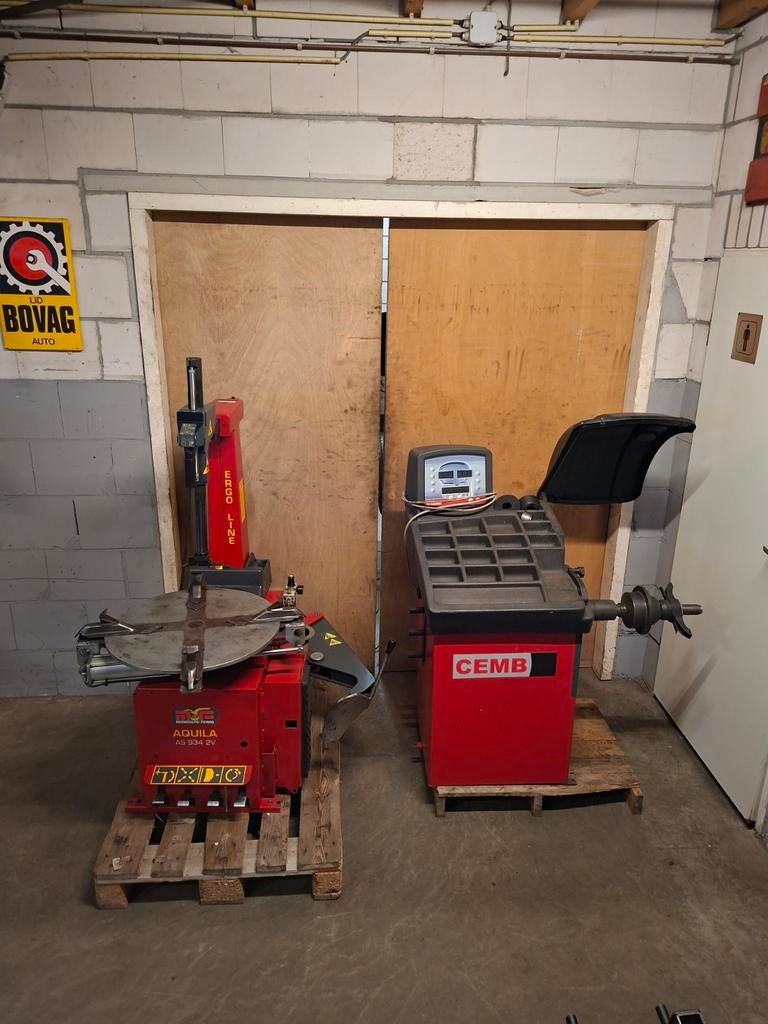 Set bandenapparaat balanceer machine mondolfo cemb, Ophalen of Verzenden, Nieuw
