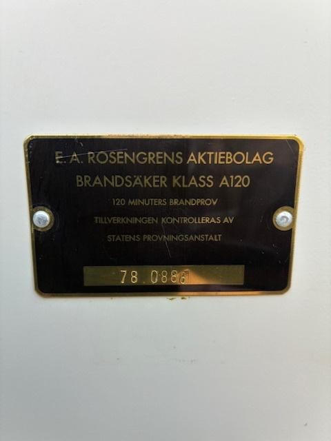 Rosengrens kluis data safe, Huis en Inrichting, Brandblussers en Brandkasten, Ophalen, Gebruikt, -, -