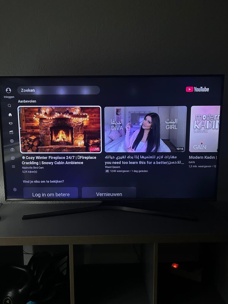 Samsung 48 inch TV - Witte Vlekjes (2015), Ophalen, 50 Hz, Samsung, Smart TV