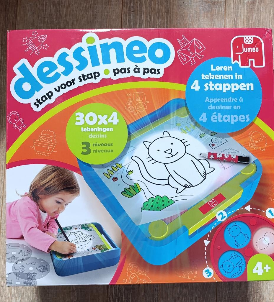 Jumbo Dessineo ik leer tekenen, Ophalen of Verzenden, Gebruikt, Knutselen, Met licht