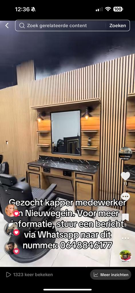 Kapper medewerker gevraagd, Vacatures