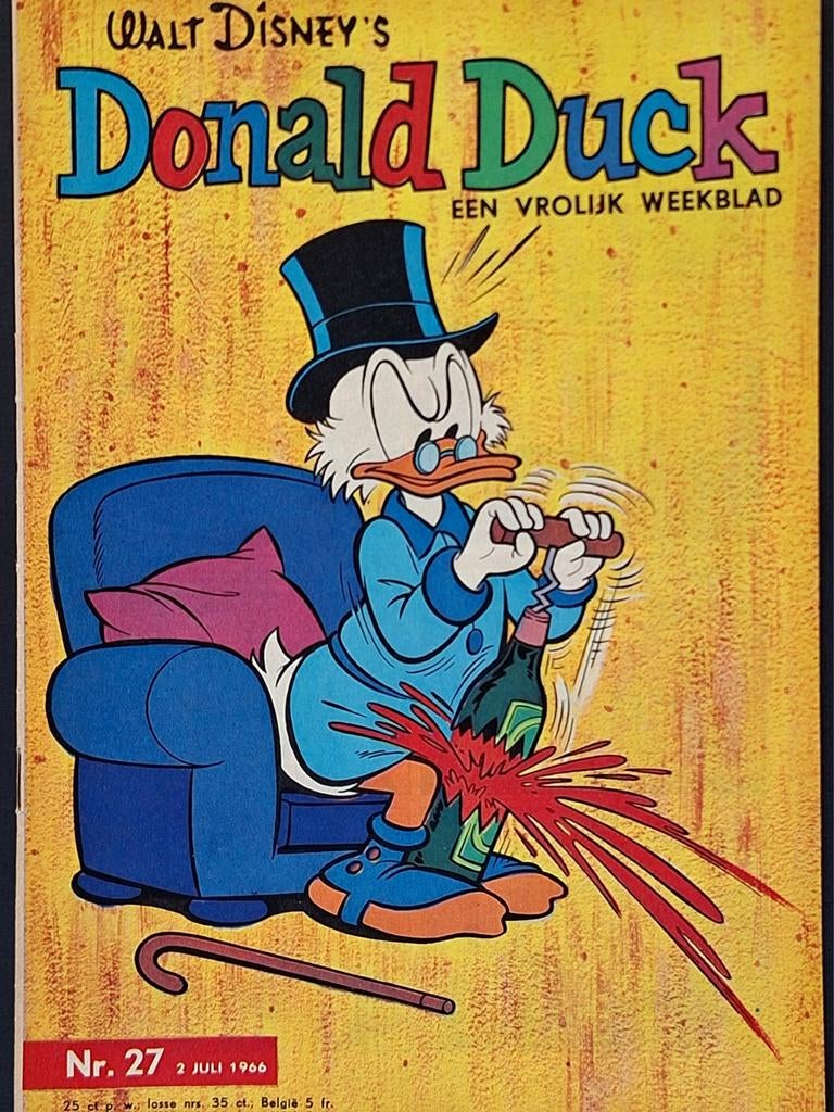 Donald Duck 1966 nr. 27, Boeken, Eén stripboek, Ophalen of Verzenden, Zo goed als nieuw