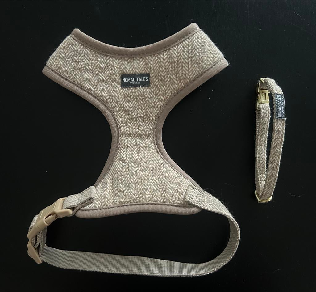 Halsband en tuigje, Dieren en Toebehoren, Hondenhalsbanden en Penningen, Gebruikt, Ophalen of Verzenden