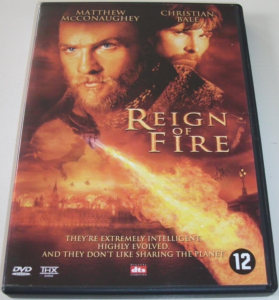 Dvd *** REIGN OF FIRE *** They're extremely intelligent, Vanaf 12 jaar, Ophalen of Verzenden, Zo goed als nieuw, Science Fiction