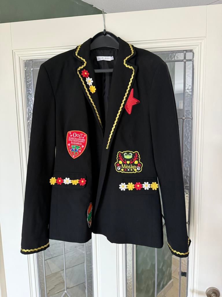 Carnavals jas damens, Kleding | Dames, Carnavalskleding en Feestkleding, Ophalen, Zo goed als nieuw, Carnaval