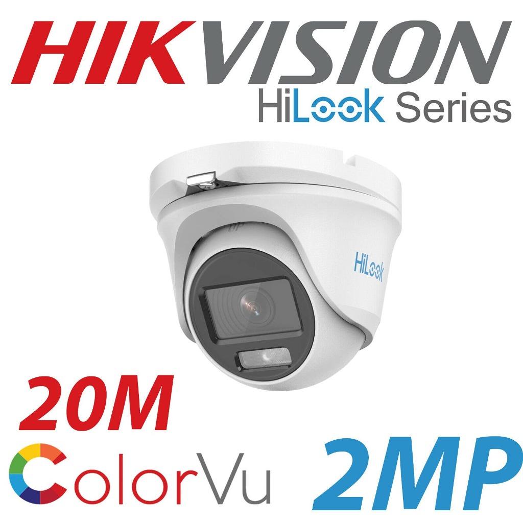 2MP Hikvision ColorVu 4CH HD TVI set/4CH DVR +2x camera, Ophalen of Verzenden, Nieuw, Buitencamera