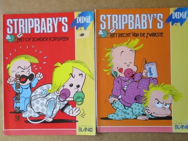 adv3957 stripbabys, Boeken, Eén stripboek, Ophalen, Gelezen