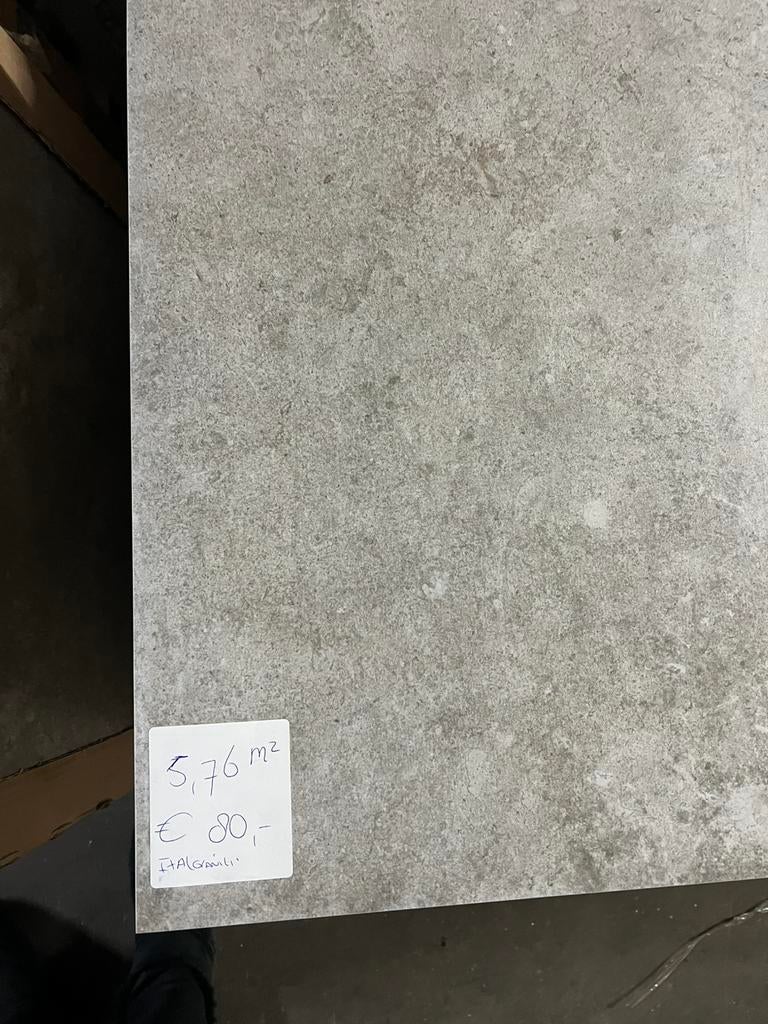 Vloertegels 60x60 cm €80,- voor 5,76 m2 ITALGRANITI., Doe-het-zelf en Verbouw, Ophalen, 60 cm of meer, Keramiek, Nieuw