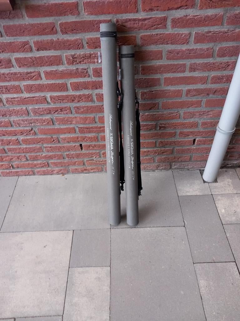 2 Nieuwe Shakespeare Sigma Supra Vliegvishengels., Ophalen of Verzenden, Nieuw, Werphengel