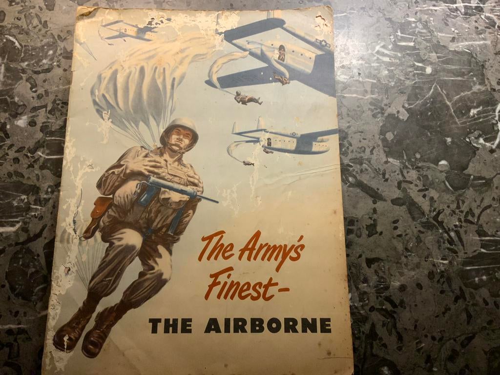 Zeldzame US Airborne Wervingsbrochure 1951, Ophalen of Verzenden