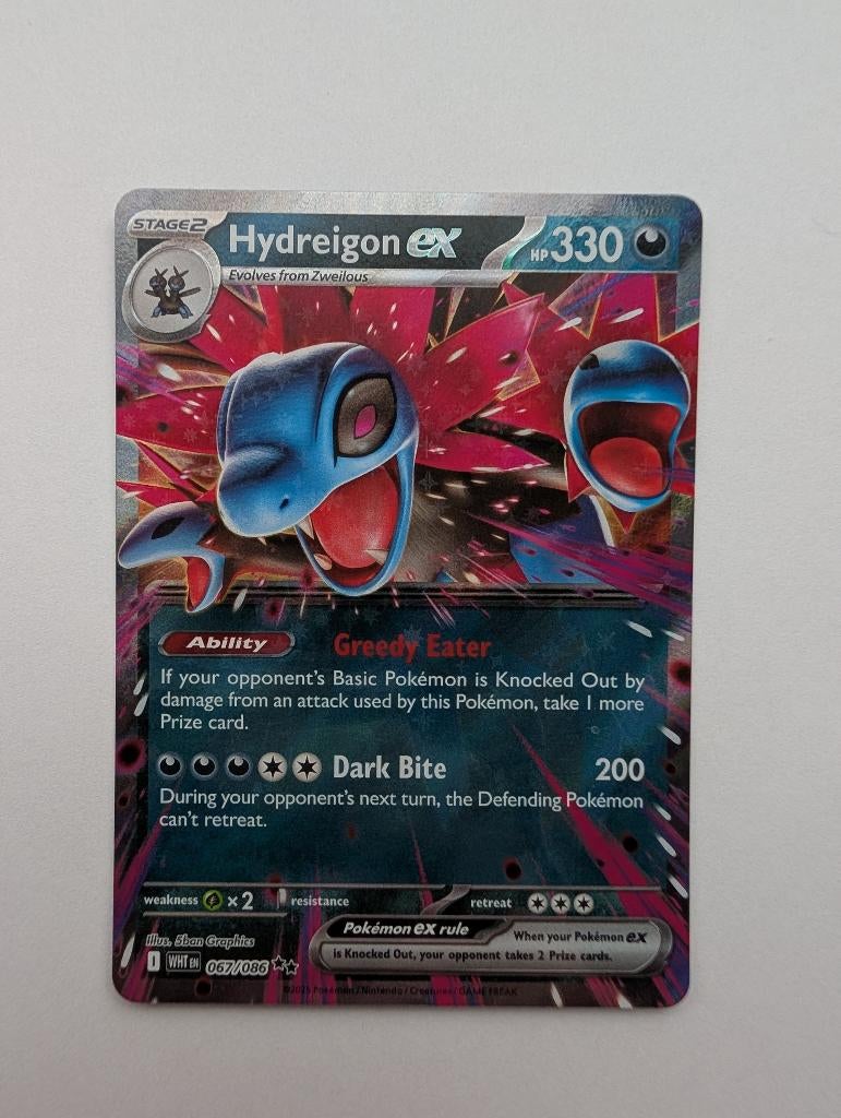 Hydreigon EX - 067/086 - Double Rare - NM, Ophalen of Verzenden, Zo goed als nieuw, Losse kaart, Foil