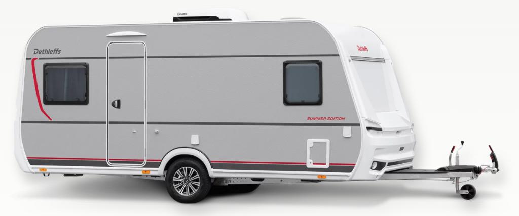 Dethleffs summer edition 460 EL dakairco 2026, Caravans en Kamperen, 2 aparte bedden, Rondzit, Bedrijf, Dethleffs
