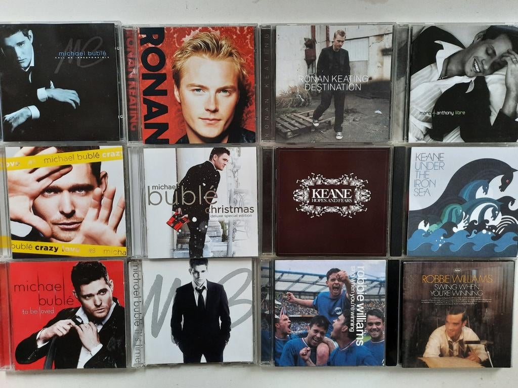 29 x pop cd's o.a Keane ,Justin Bieber, Jamie Cullum, Boris., Ophalen of Verzenden