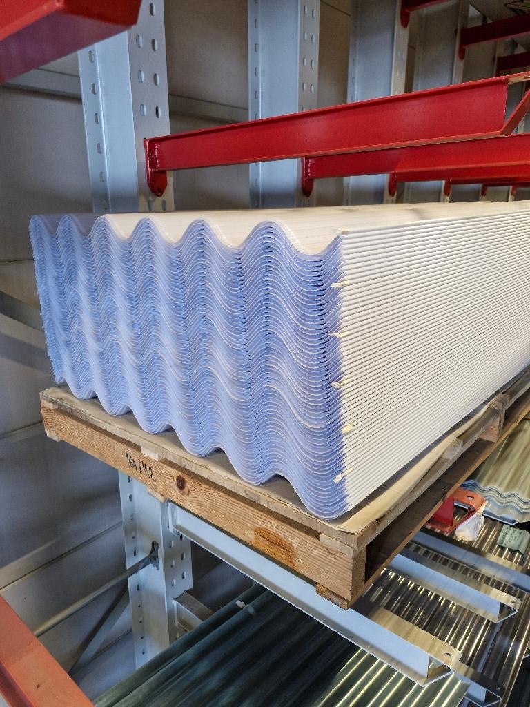 golfplaten geisoleerde dubbelwandige platen opaal, Ophalen, Nieuw, Minder dan 180 cm, Overige typen