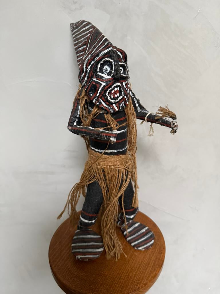 Handgemaakte pop figuur Afrika Shona Zimbabwe 37cm, Ophalen of Verzenden