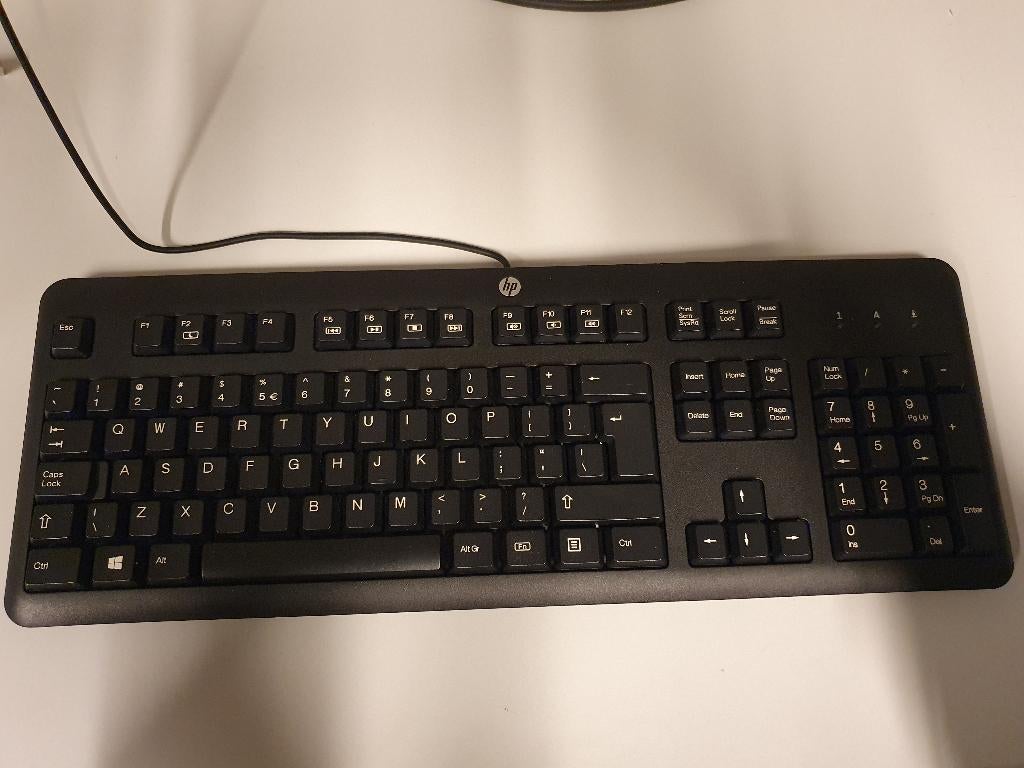 Origineel HP USB Toetsenbord (degelijk model), Ophalen of Verzenden, Zo goed als nieuw