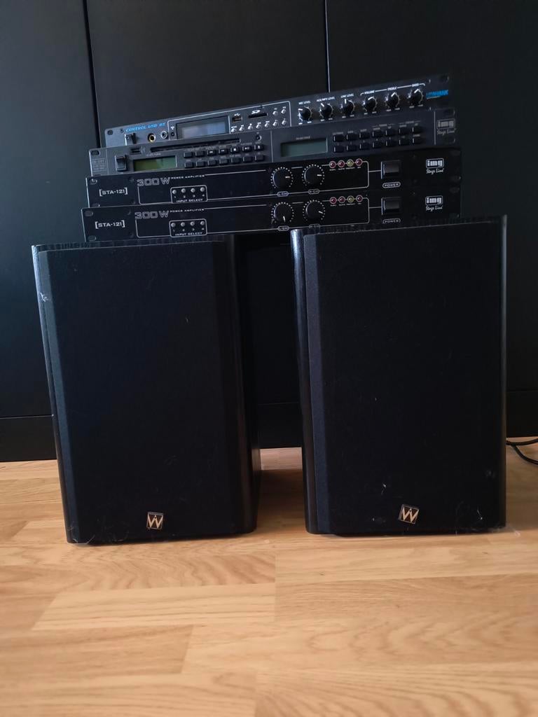 Wharfedale 425 100w speakers, Ophalen, Audio