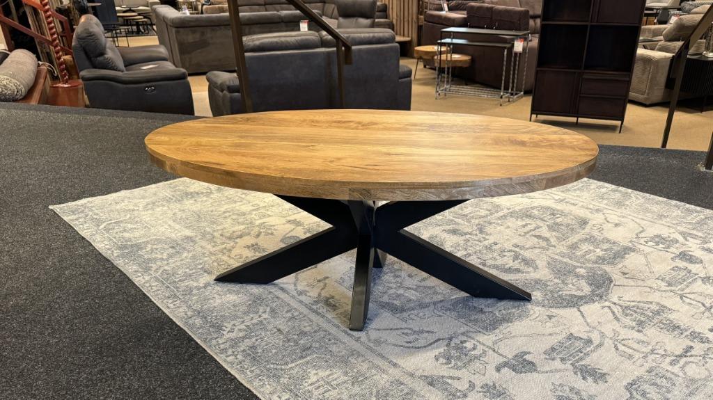 Salontafel ovaal 130cm Direct/Leverbaar/Enschede E-2151, Huis en Inrichting, Nieuw, Mwonenenslapen, Mwonenenslapen@ziggo.nl, Ovaal