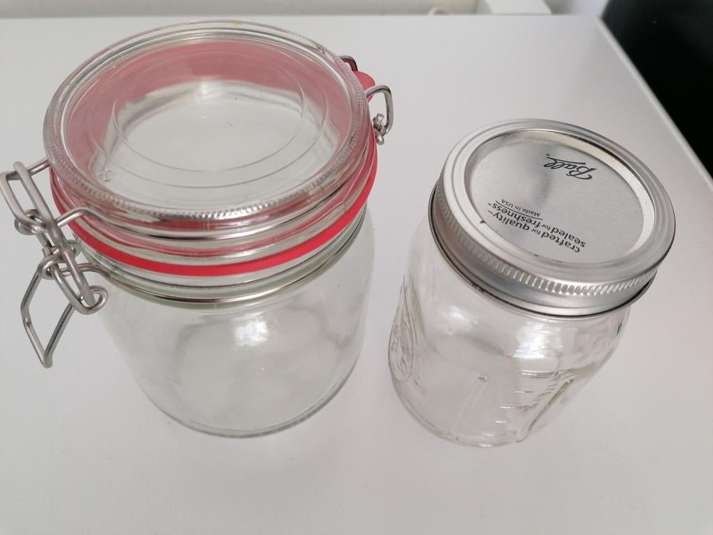 Glas potjes, Ophalen, Nieuw, Glas, Pot, Bus of Blik