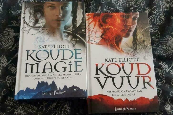 Kate Elliott: Koude Magie + Koud Vuur, hardcover Nederlands, Boeken, Ophalen of Verzenden