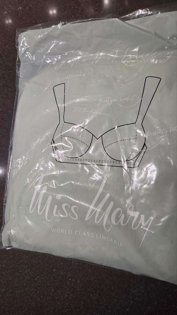 2x Miss Mary from Sweden beugelloze bh F85, Kleding | Dames, Ondergoed en Lingerie, Ophalen of Verzenden, Blauw