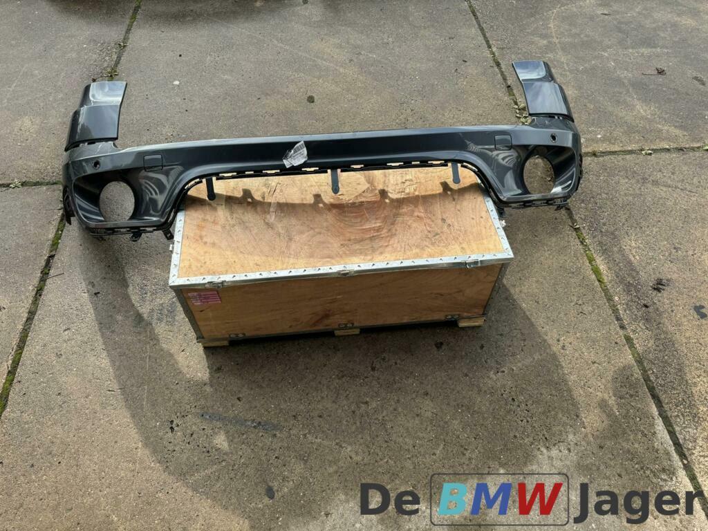 Achterbumper donker grijs BMW X5 E70 LCI 51127227763, Gebruikt, Ophalen of Verzenden, Achter, Bumper
