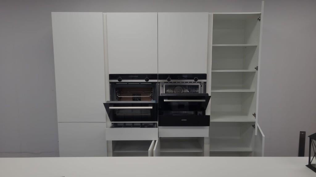 Eiland keuken NIEUW MAT WIT / DIRECT LEVERBAAR! OUTLETPRIJS, Huis en Inrichting, Wit, Overige typen, Ophalen of Verzenden, Zo goed als nieuw