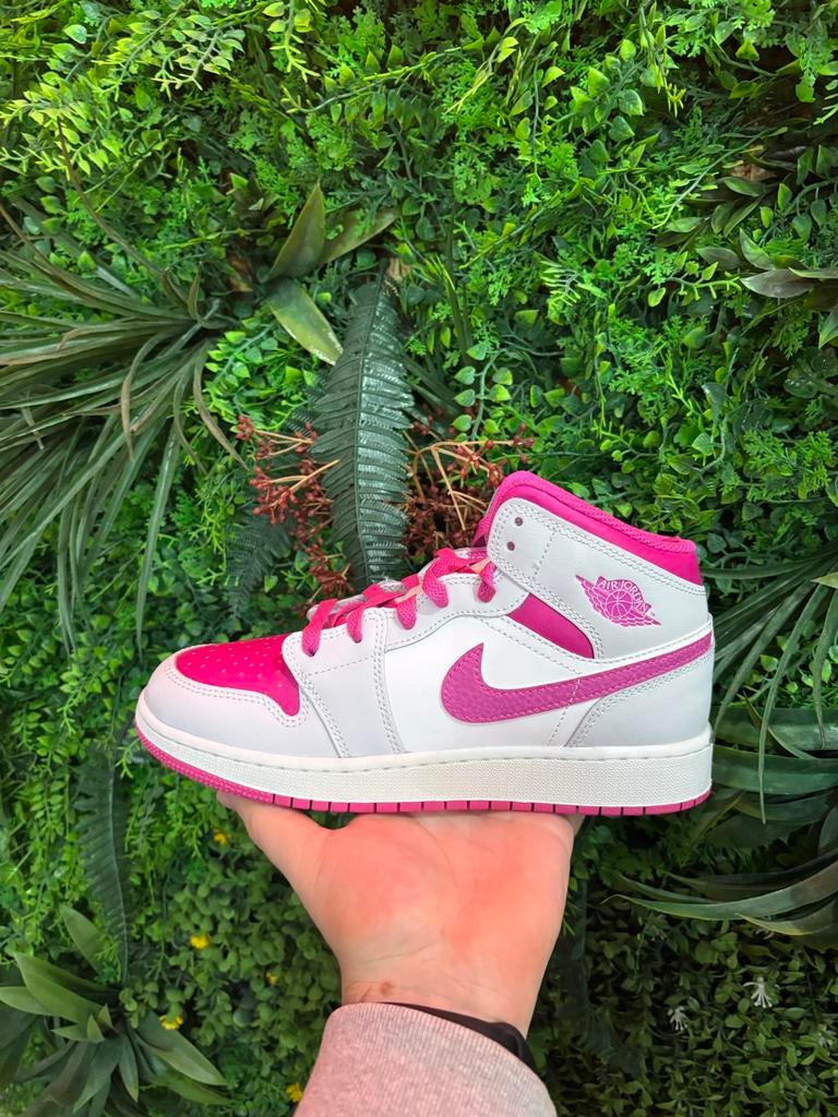 Jordan 1 Mid Arctic Pink Maat 38 Nieuw, F, F, Meisje, Sportschoenen