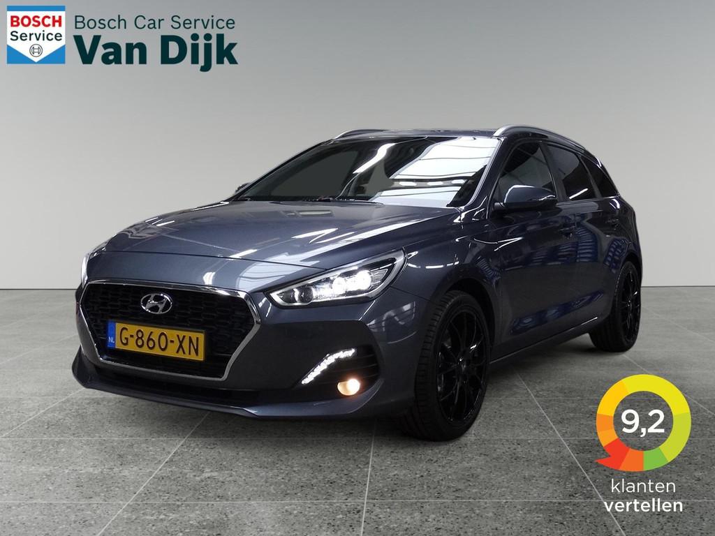 Hyundai i30 Wagon 1.4 T-GDI 140pk Premium/ Carplay/ Trekhaak, Voorwielaandrijving, 4 cilinders, Leder en Stof, Origineel Nederlands