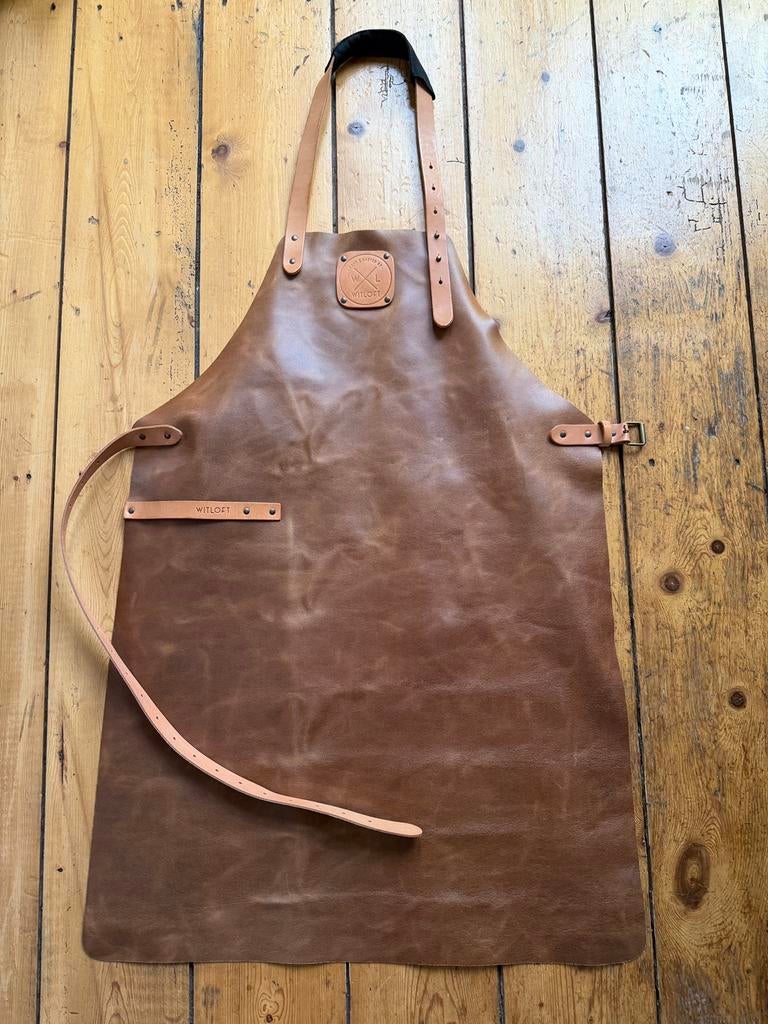 Schort - Witloft - classic leren schort cognac, Ophalen, Nieuw, Witloft