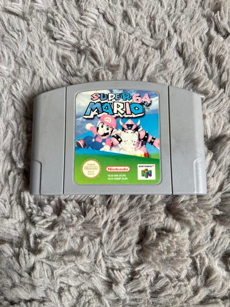 Nintendo 64 Super Mario 64, Avontuur en Actie, 1 speler, Ophalen of Verzenden, Zo goed als nieuw