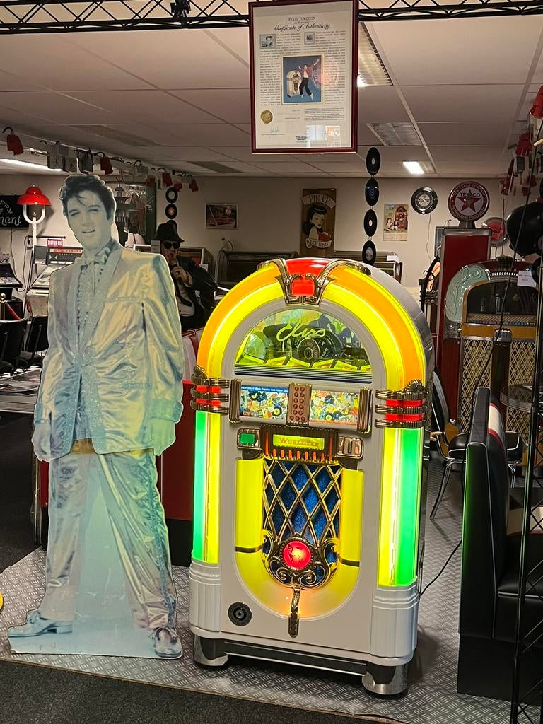 Jukebox Wurlitzer 1015 Elvis cd uitvoering, in nieuw staat!, Verzamelen, Automaten | Jukeboxen, Ophalen of Verzenden, Zo goed als nieuw