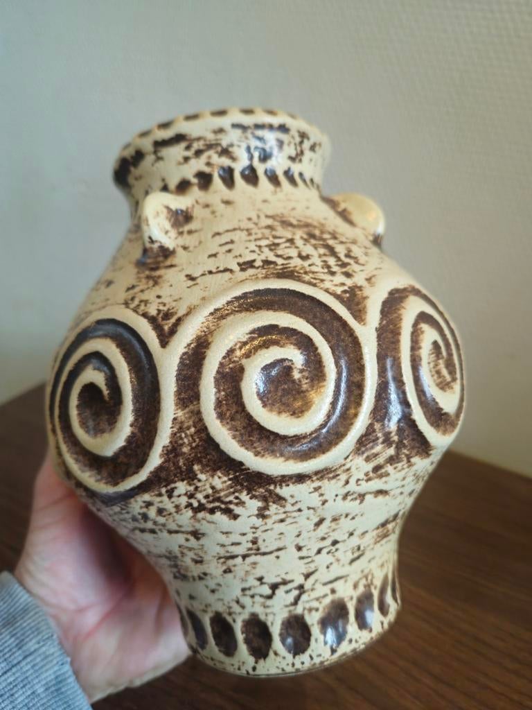 Vintage design keramiek vaas West-Germany Jasba seventies, Ophalen of Verzenden