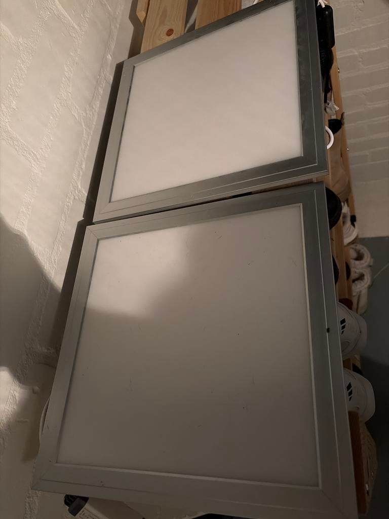 2x LED Panelen 30x30 cm - Perfect voor Kantoor of Thuis, Led-lamp, Minder dan 30 watt, Overige fittingen, Ophalen of Verzenden