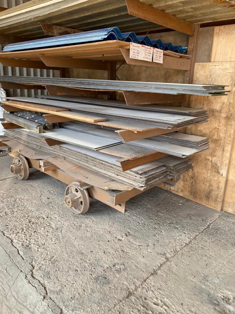 HPL Trespa stroken +/- 2,5m, Doe-het-zelf en Verbouw, Ophalen, Gebruikt, HPL, Minder dan 20 mm