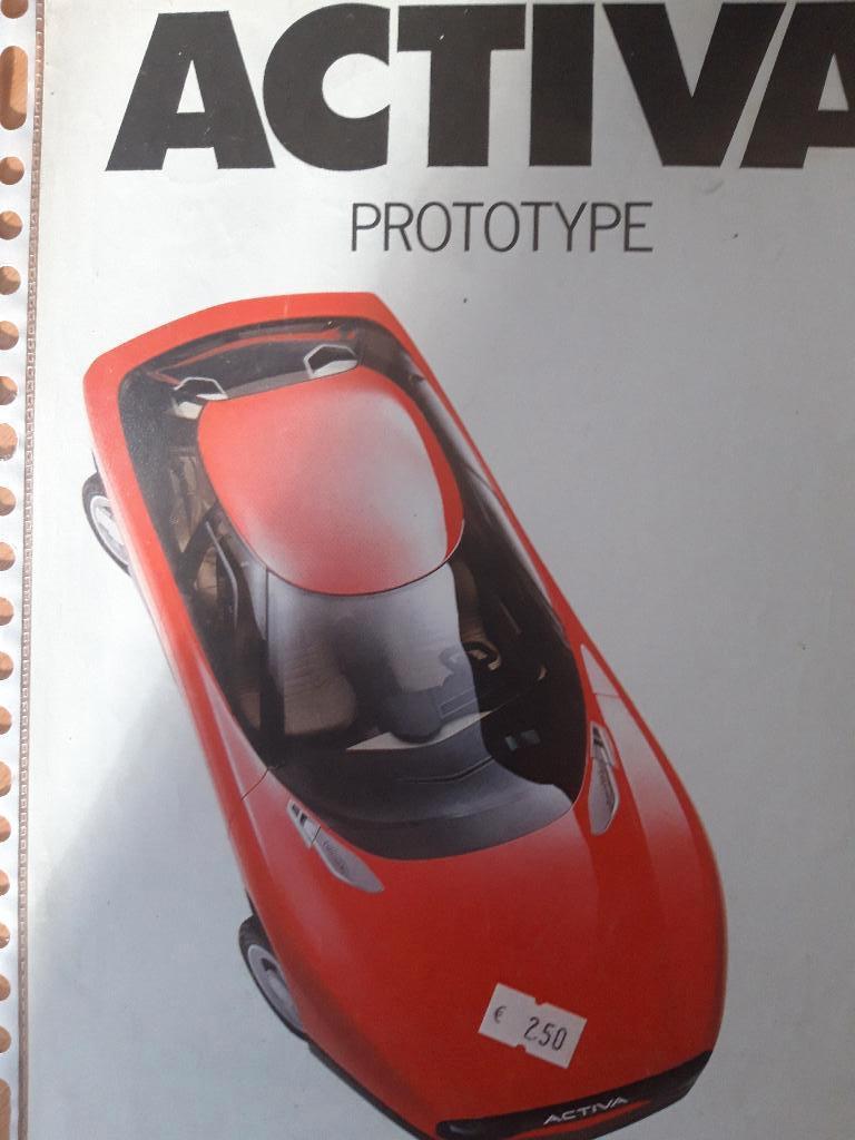Sales sheet Citroën Activa 1988 protoype, Ophalen of Verzenden, Zo goed als nieuw, Citroën