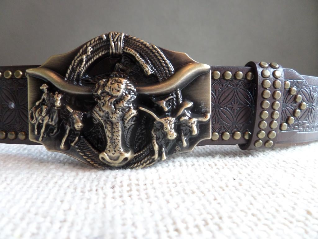 Western Cowboy riem - Nieuw! - Unisex - PU-Leer