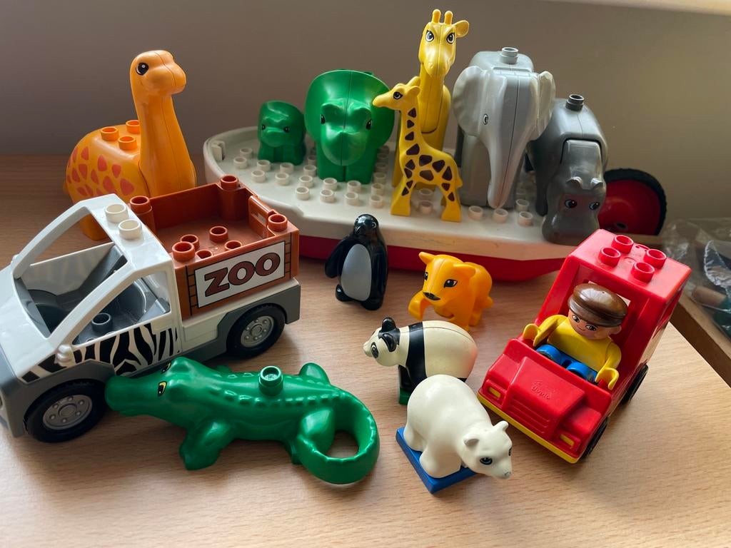 Leuk set dierentuin Safari  Duplo, Ophalen of Verzenden, Gebruikt, Duplo
