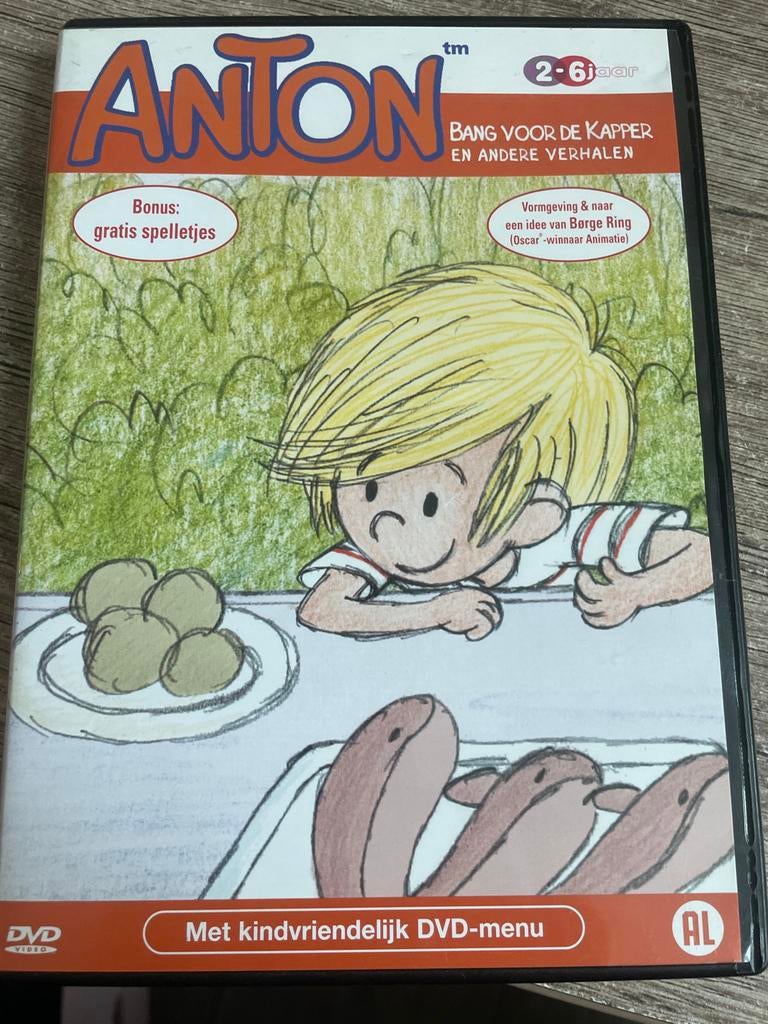 Anton - Bang voor de kapper DVD, Alle leeftijden, Overige genres, Ophalen of Verzenden, Zo goed als nieuw