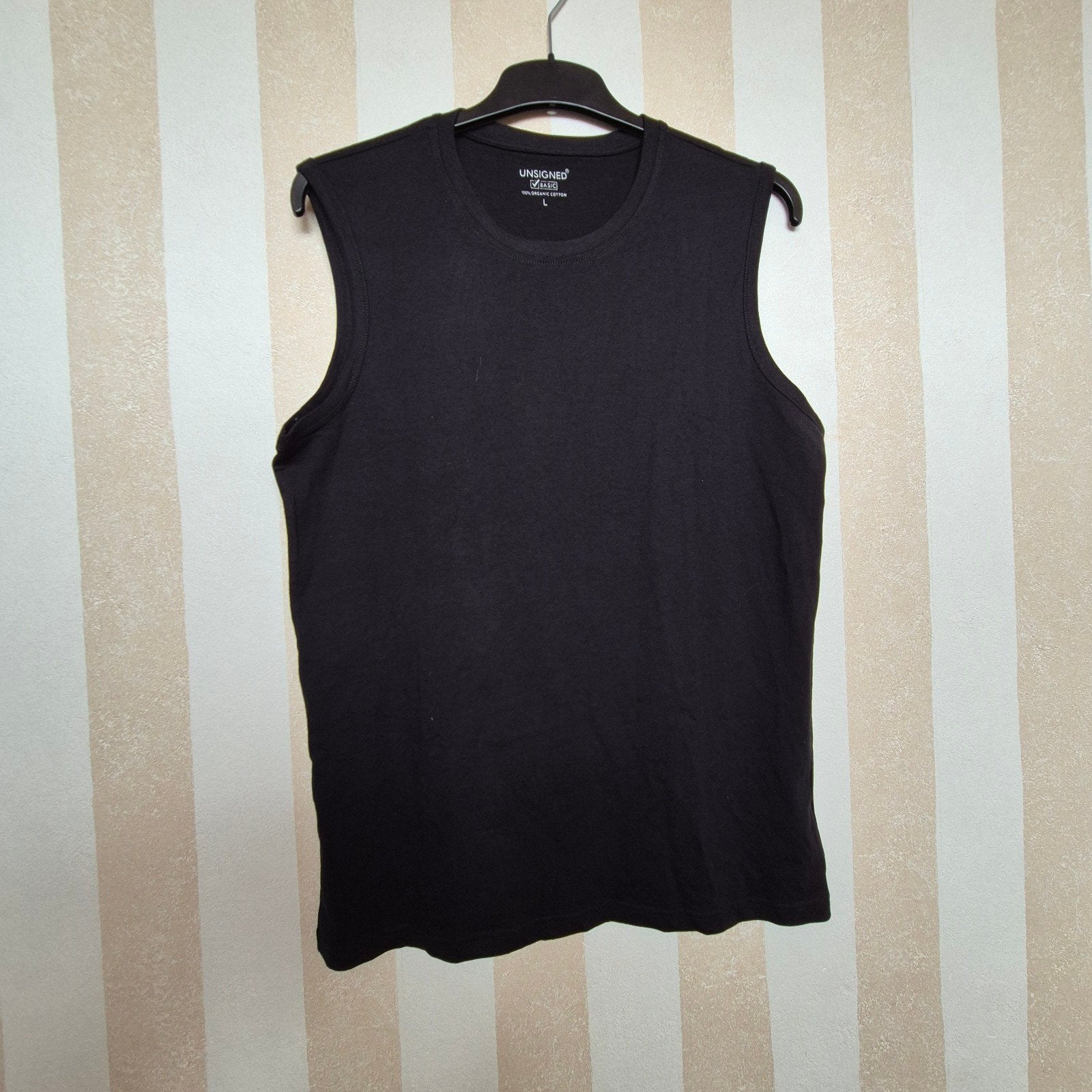Nieuw Zwart Herenshirt Maat L - Unsigned Basic, Maat 52/54 (L), Unsigned Basic, Zwart, Nieuw