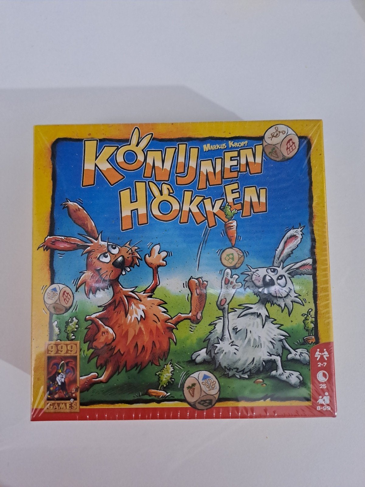 Konijnenhokken spel, Ophalen, Nieuw