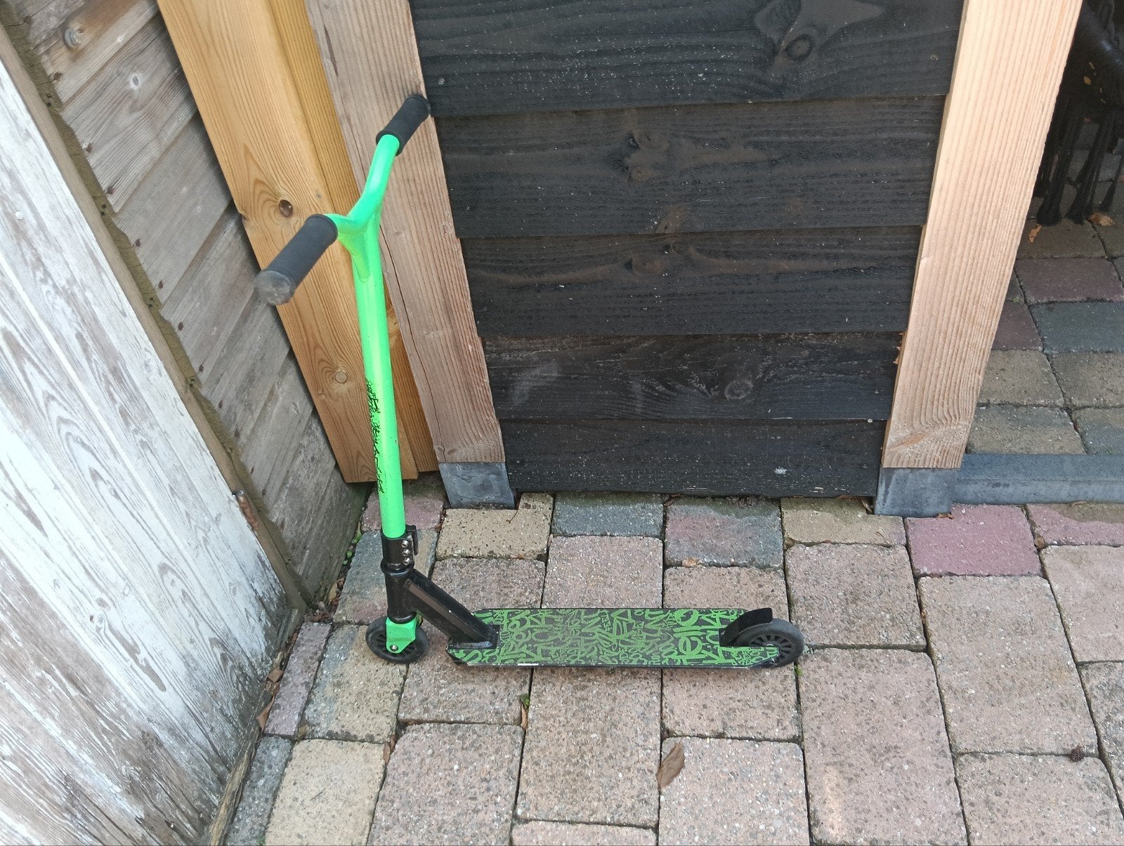 Leuke groene stuntstep - Gebruikt, maar kan nog prima mee!, Ophalen, Gebruikt, Overige typen