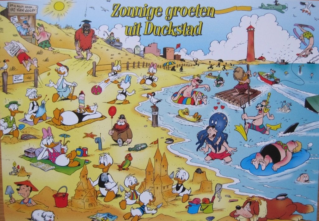 Zonnige groeten uit Duckstad - nieuwe ansichtkaart, Ophalen of Verzenden, 1980 tot heden, Ongelopen, Overige thema's