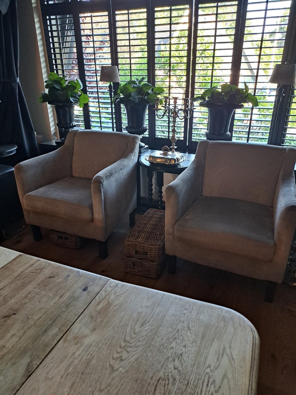 Twee zeer nette lichtgrijs Urban sofa fauteuils.Hoogte 82 cm, Ophalen, 75 tot 100 cm, Zo goed als nieuw, Urban Sofa