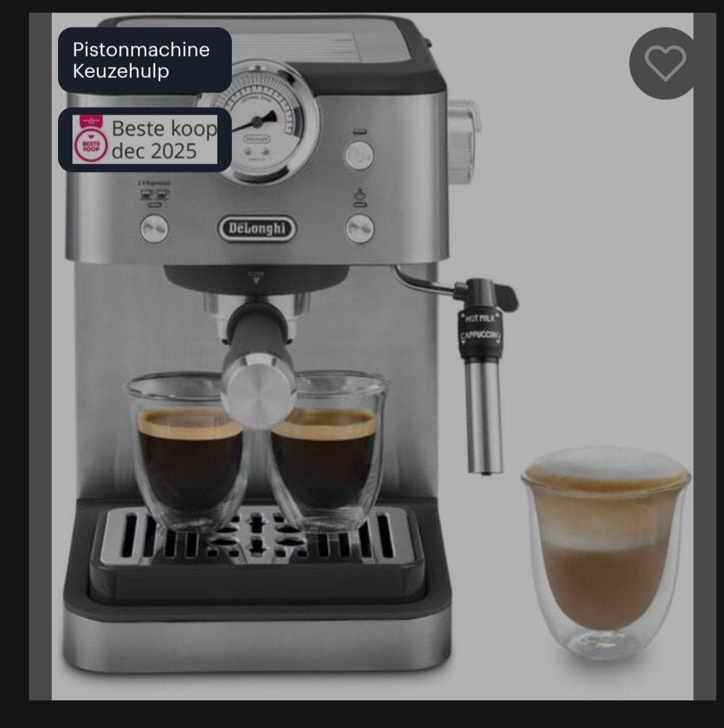 nieuwe espresso machine (De'Longhi), Stoompijpje, Espresso apparaat, Gemalen koffie, Ophalen of Verzenden