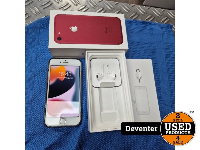 Apple iPhone 7 128GB Red Accu 83% met doosje, Apple, Zo goed als nieuw, Support@apple.com, One Apple Park Way
Cupertino, CA 95014
United States