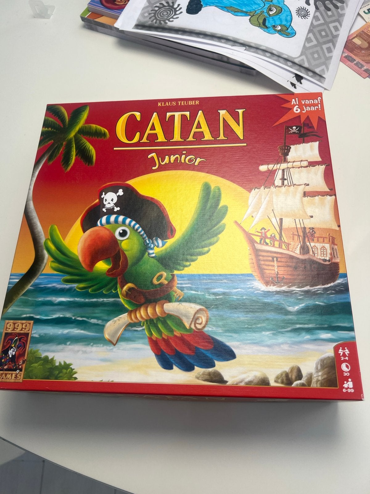 Catan Junior Bordspel - Avontuurlijk Piratenspel, Een of twee spelers, Ophalen of Verzenden, Zo goed als nieuw