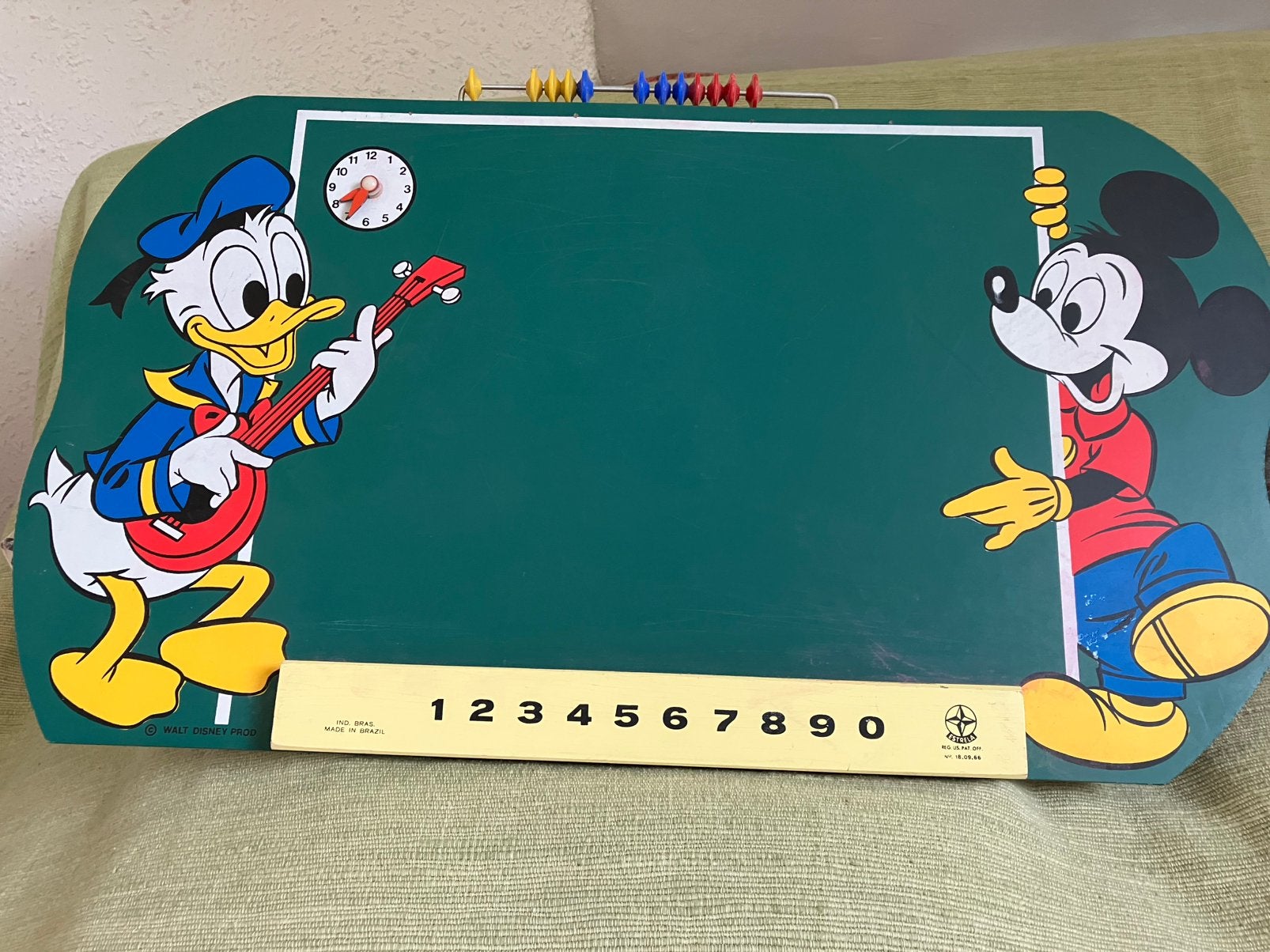 Tafel krijtbord, Ophalen of Verzenden, Gebruikt